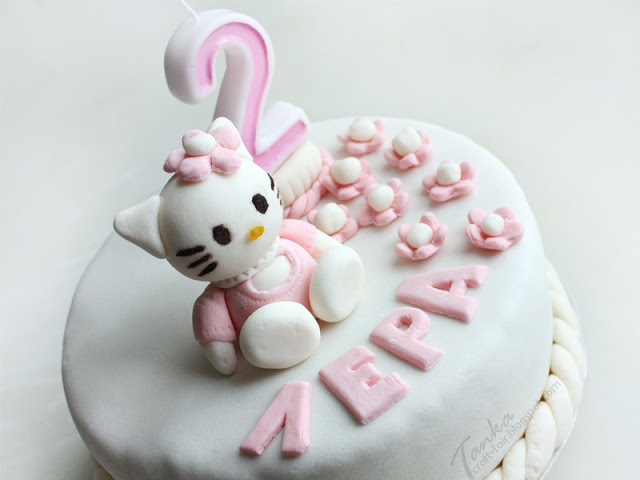 Gum paste cake for my daughter’s birthday