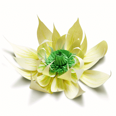 DIY paper clematis flower