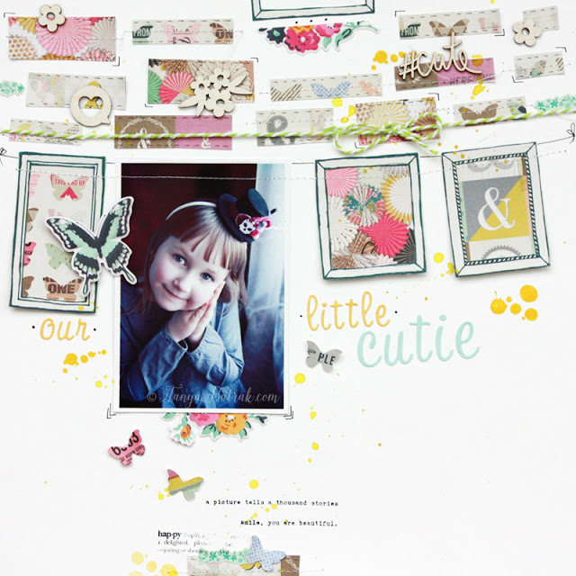 Scrapbook Layout with Frames