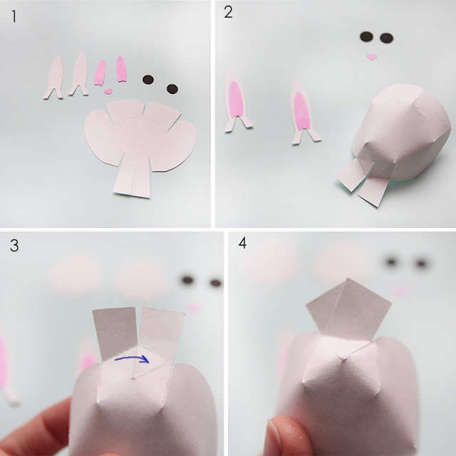 DIY Easter paper bunny