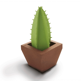 3d paper cactus