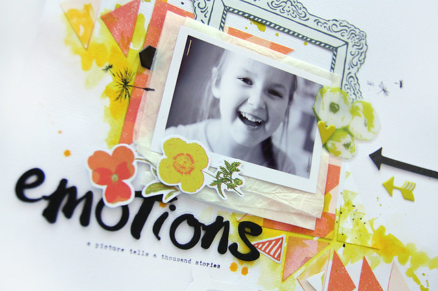 Make Your Own Background for Scrapbook Layout Using Patterned Paper