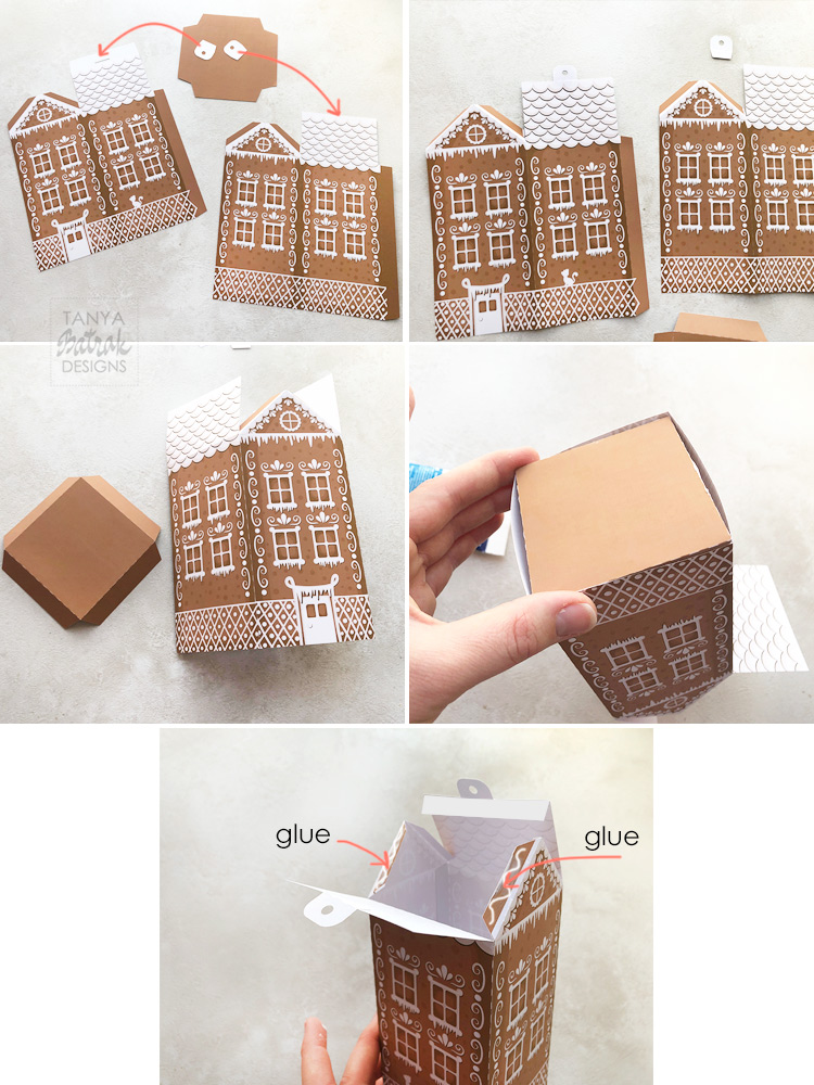 Printable Gingerbread Houses