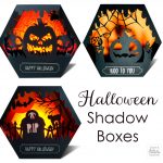 DIY Spooky Halloween Shadow Boxes