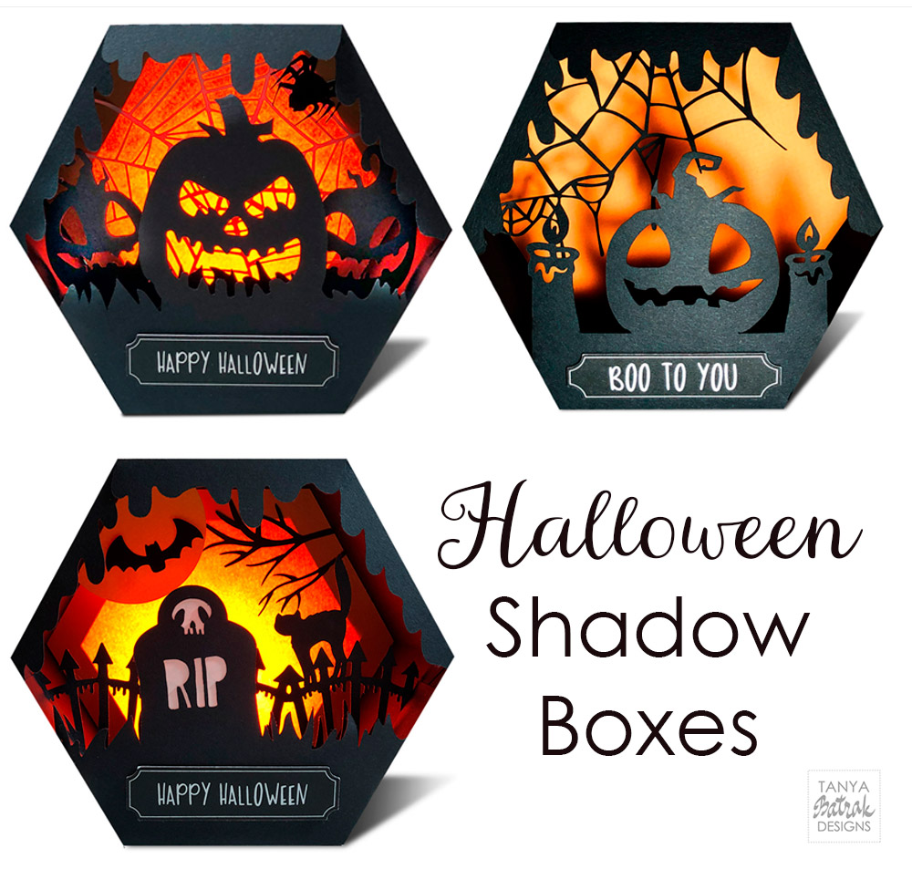 DIY Spooky Halloween Shadow Boxes