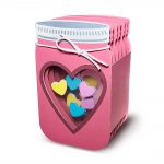 3D Mason Jar Box Card for Valentine's Day