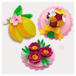 3D Flower Cards Cut Files