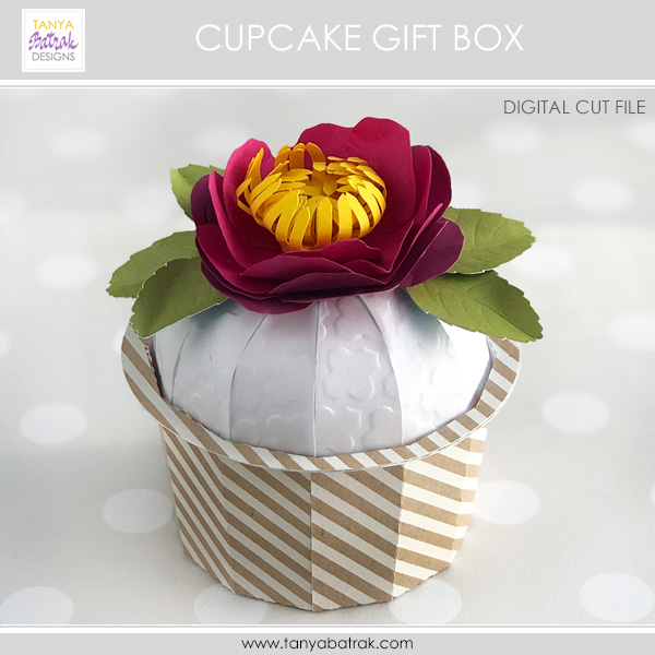 Cupcake Gift Box Cut File