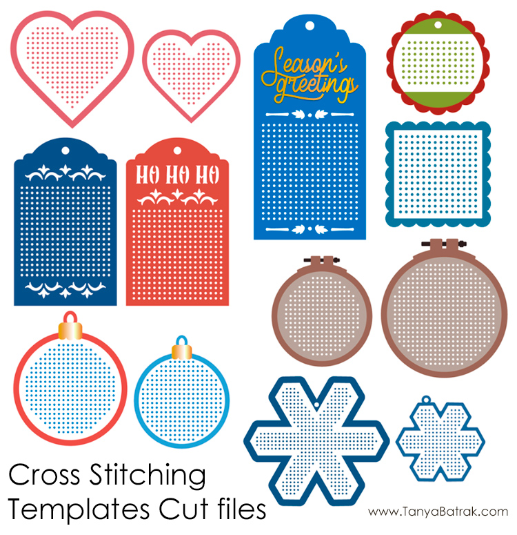 DIY Cozy Gift Tags with Cross Stitch