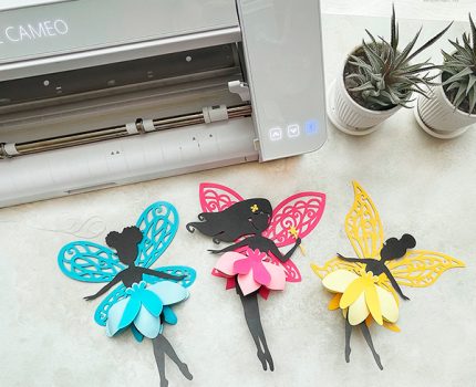 DIY Beautiful 3D Paper Fairies
