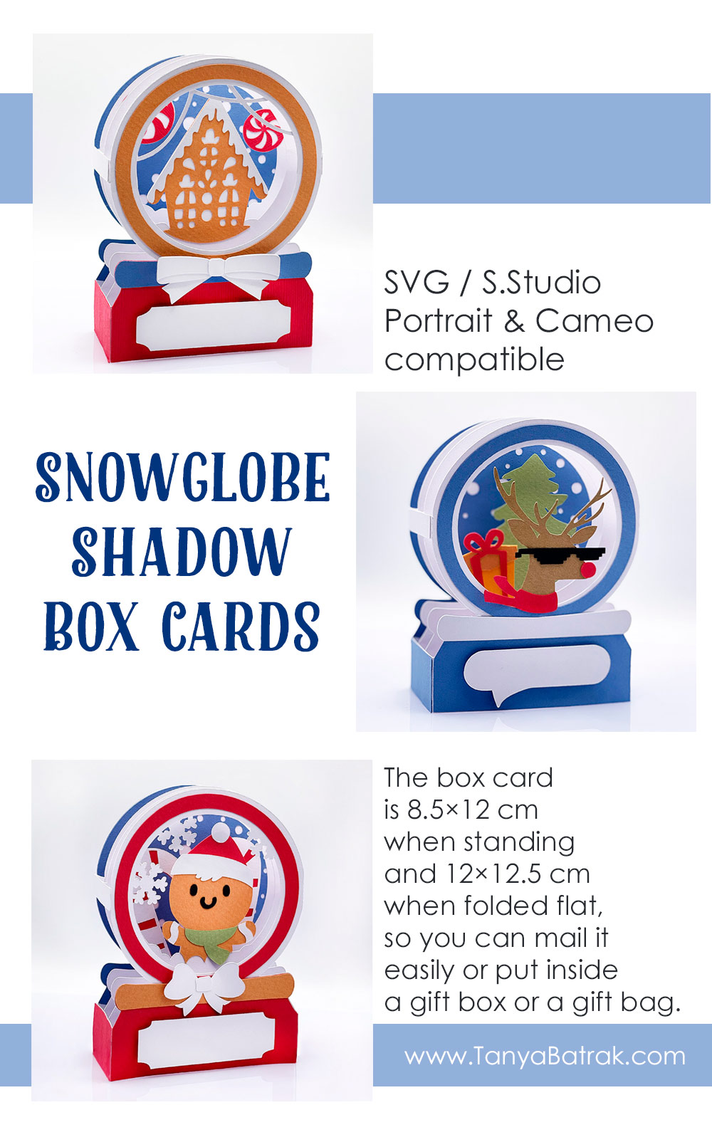 Snowglobe Shadow Box Card Tutorial