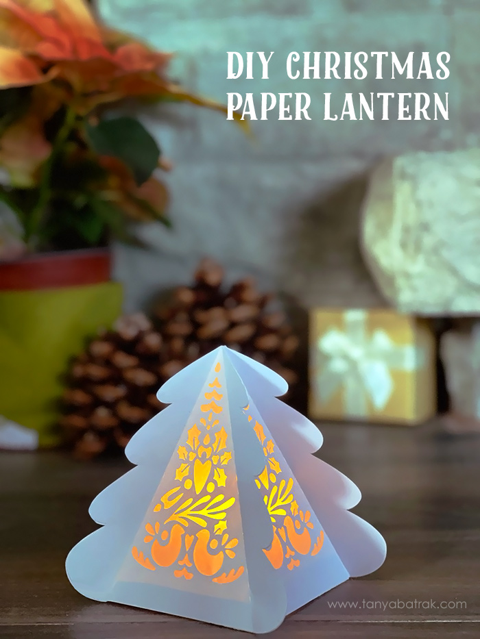 DIY Christmas Paper Lantern