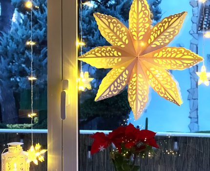 DIY Christmas paper star lantern SVG