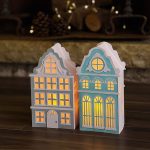 DIY Paper Canal House Lantern SVG