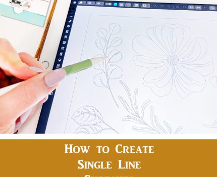 Single Line Designs for Foil Quill, Sketch Pens, Cricut Transfer Foil | Free Single Line Sketch