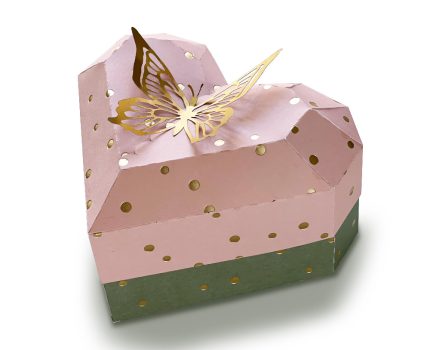 DIY Paper Heart Gift Box SVG | Free SVG Cut File