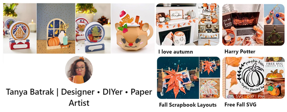 Autumn SVG Cut Files Pop up card with pumpkin mug