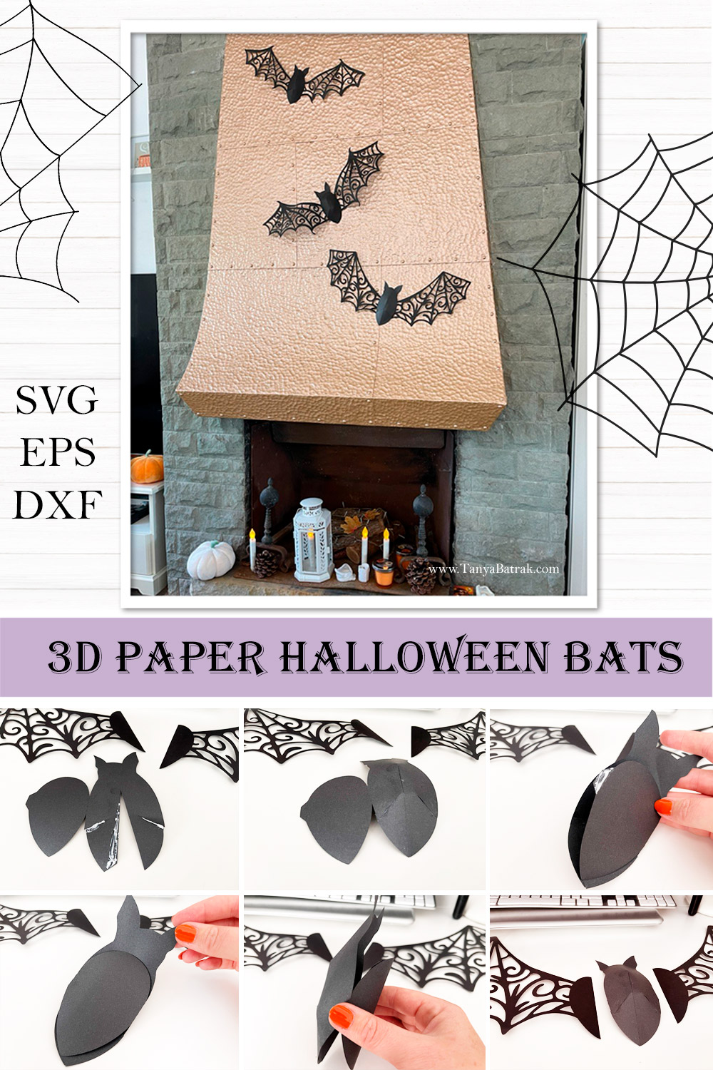 DIY Halloween Decorations Free SVG Silhouette Studio cut files