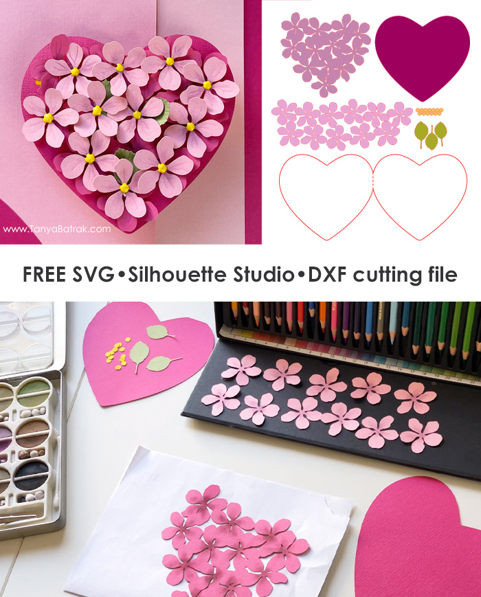 Valentine s Day SVG Files Valentine s Papercraft Free SVG